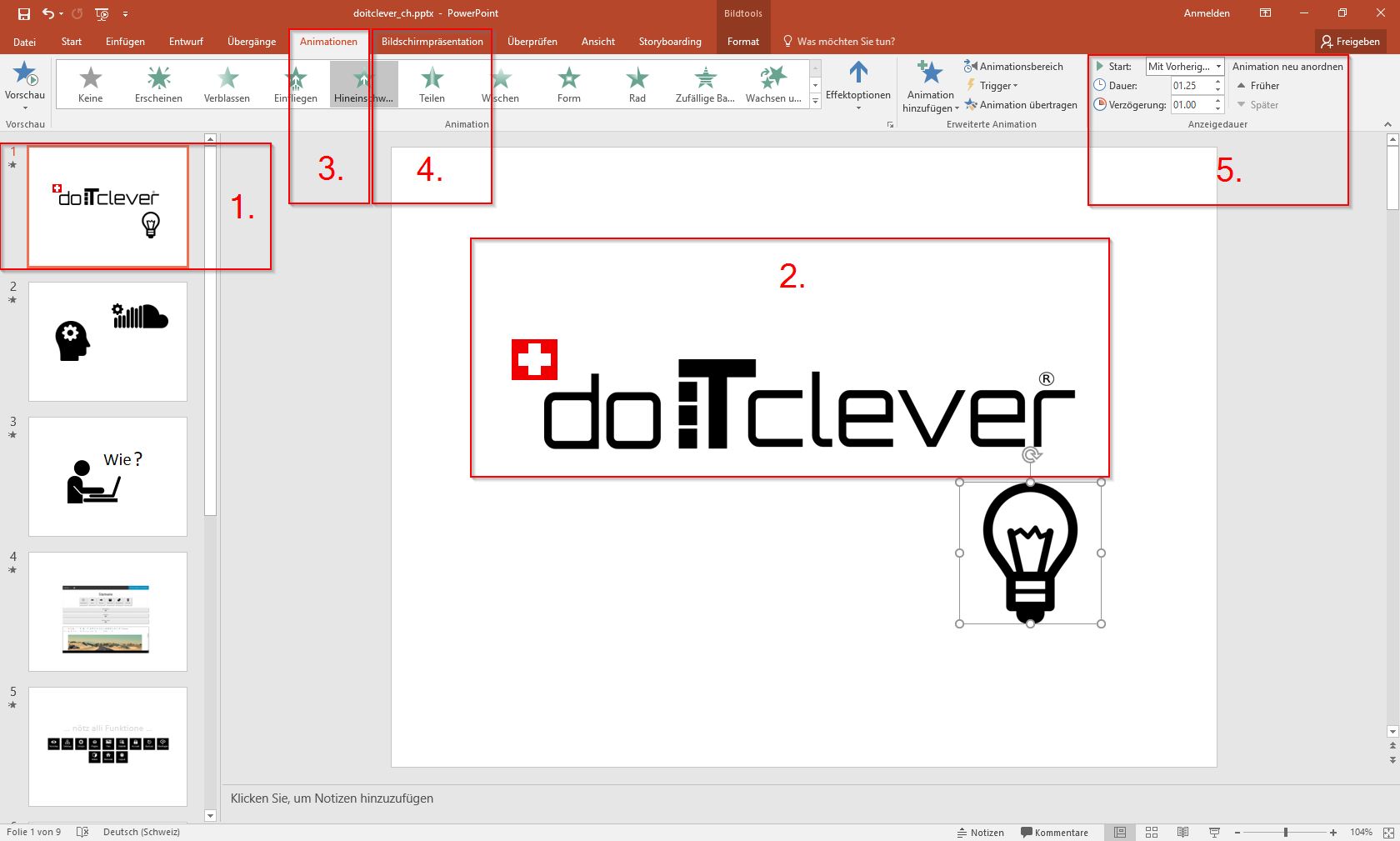 Powerpoint Übersicht
