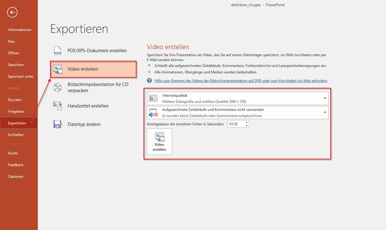 Video Export